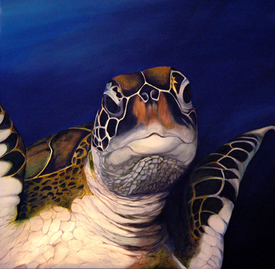 turtle study II (green)